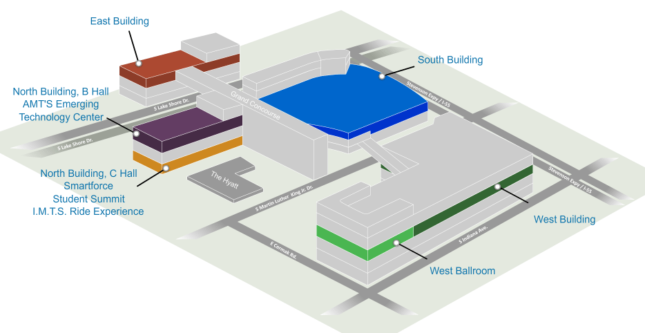 IMTS Floor Plan at Chicago's McCormick Place