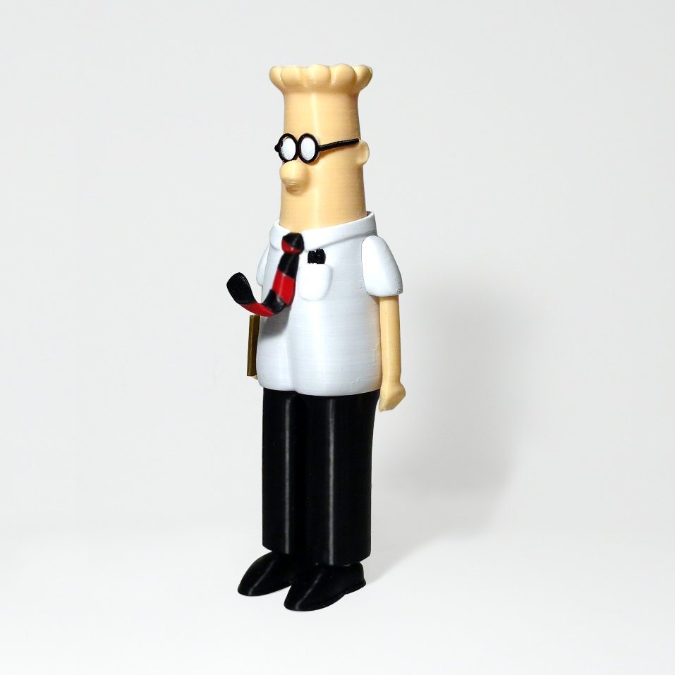 Dilbert by Steve Solomon. Image: MyMiniFactory