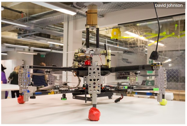 Amazon prototype drone. Image via Cambridge News