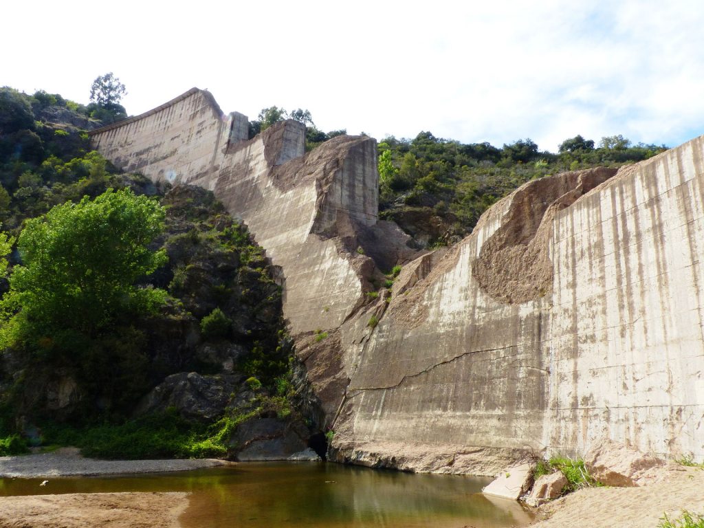 The Ruins of Malpasset Dam Photo via: Eolefr Wikimedia Commons