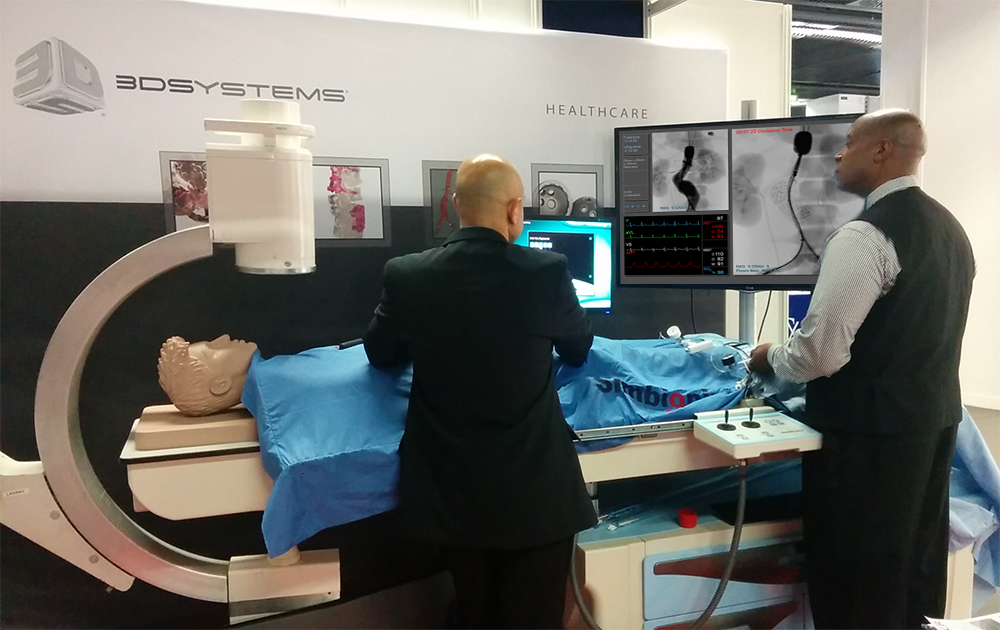3D systems healthcare training system. Image via 3D systems. 
