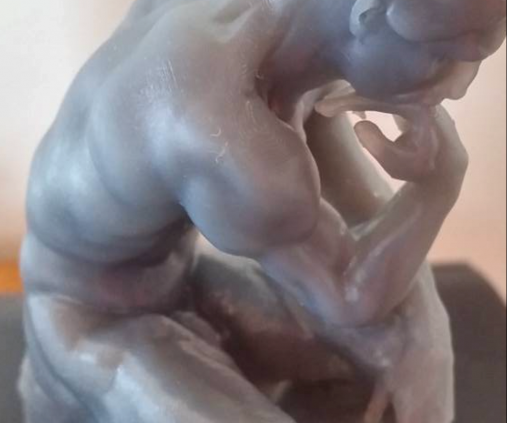 The Thinker at the Musée Rodin, France from Scan the World's collection of art objects. Via: MyMinIFactory