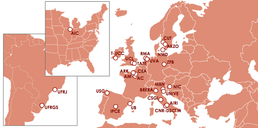 Map of Nanorestart partners. Image via Nanorestart