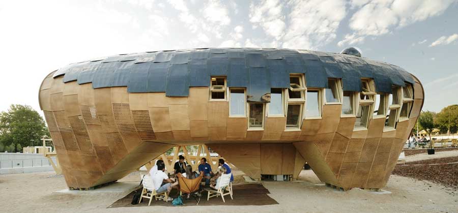 Fab Lab house made in Barcelona. Image via e-architect