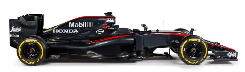 A carbon fiber Formula 1 McLaren-Honda sports car Phot via: Autoguide