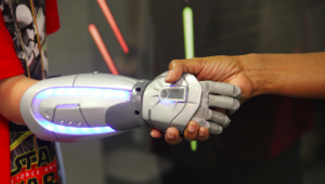 An Open Bionics superhero arm. Image via Open Bionics