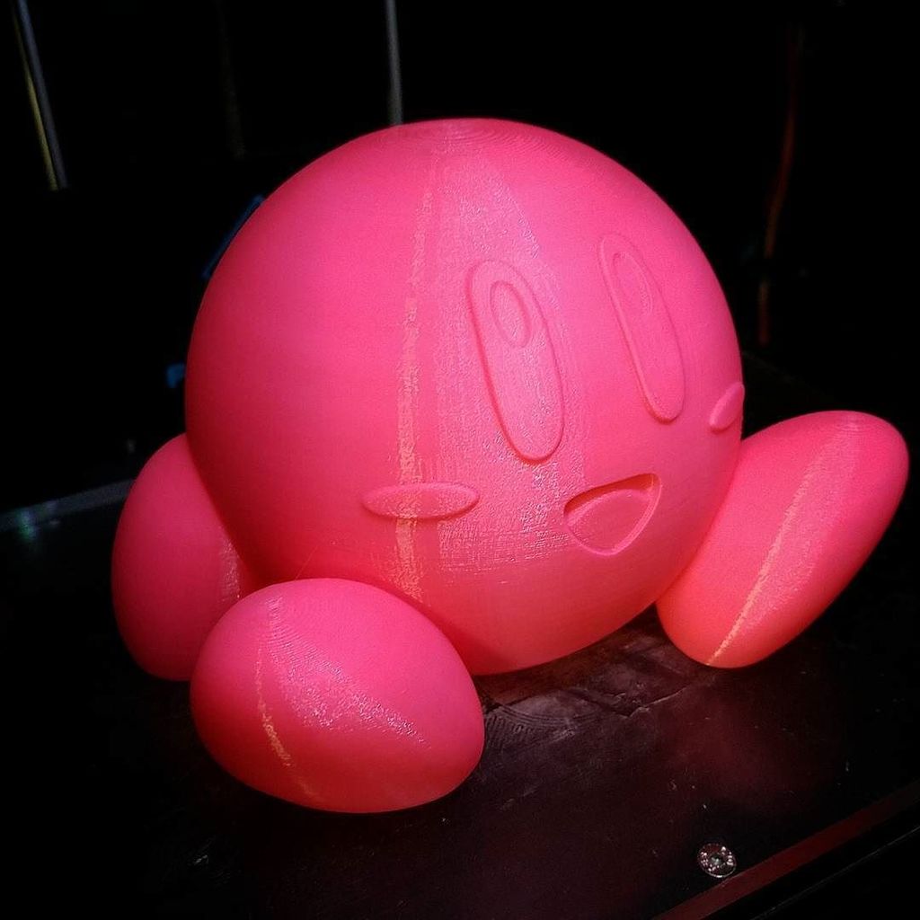 The #3Dpinkmafia Kirby Photo via: A Pyro Design