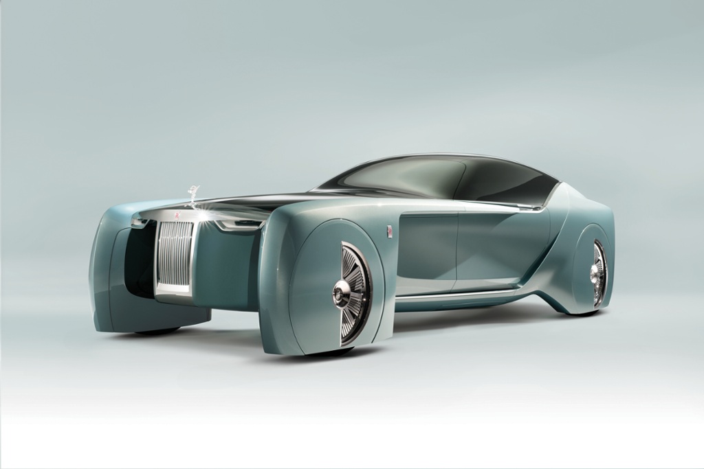 The driverless 103EX prototype model. Image via BBC. 