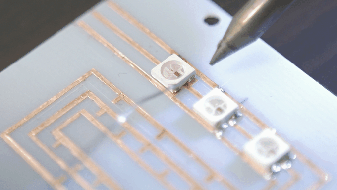 The NexD1 claims to 3D print electronics. Gif via NexD1 Kickstarter. 