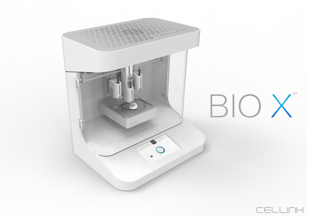 3D render of the forthcoming BIO X 3D bioprinter. Image via: CELLINK
