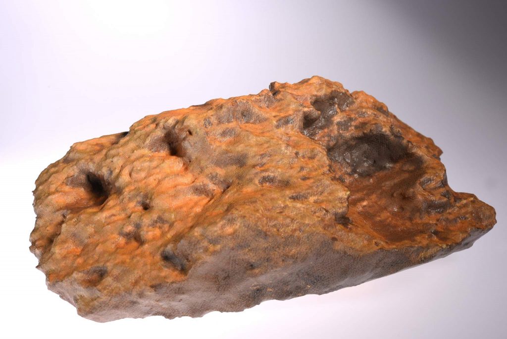 The 3D printed Block Island meteorite.