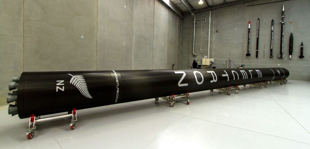 The Electron rocket Moon Express will be using to reach the moon. Photo via: Rocket Lab 