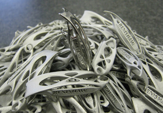 Renishaw bottle openers 3D printed in Titanium. Photo via: Renishaw