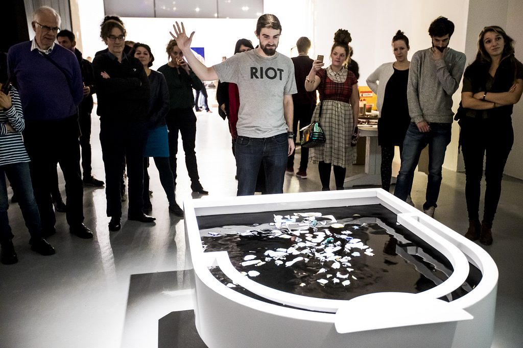 Plastic Reflective by Thijs Biersteker exhibited at MU. Photo via MU Artspace