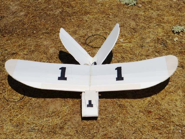 Figure 12 shows the "Completed Sparrow Gliding ADS Prototype Airframe." Photo via Calhoun: The NPS Institutional Archive. 