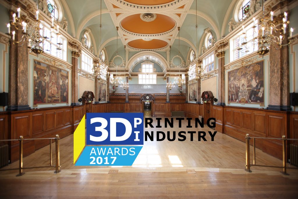 3D Printing Industry Awards at Chelsea Old Town Hall. 