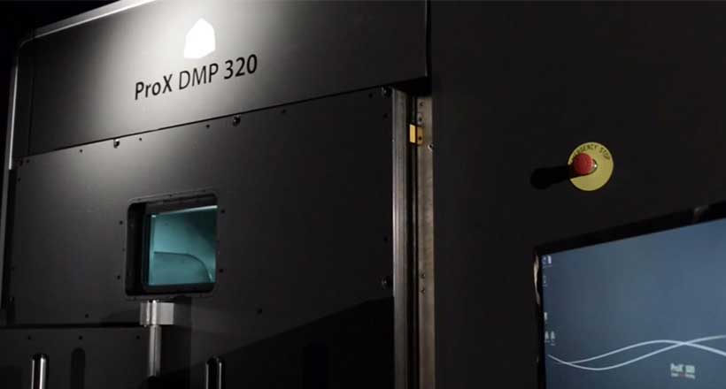 3D Systems ProX DMP metal 3D printing system.