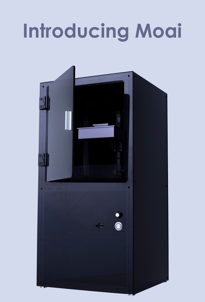 The Moai SLA printer. Image via Peopoly on Kickstarter. 