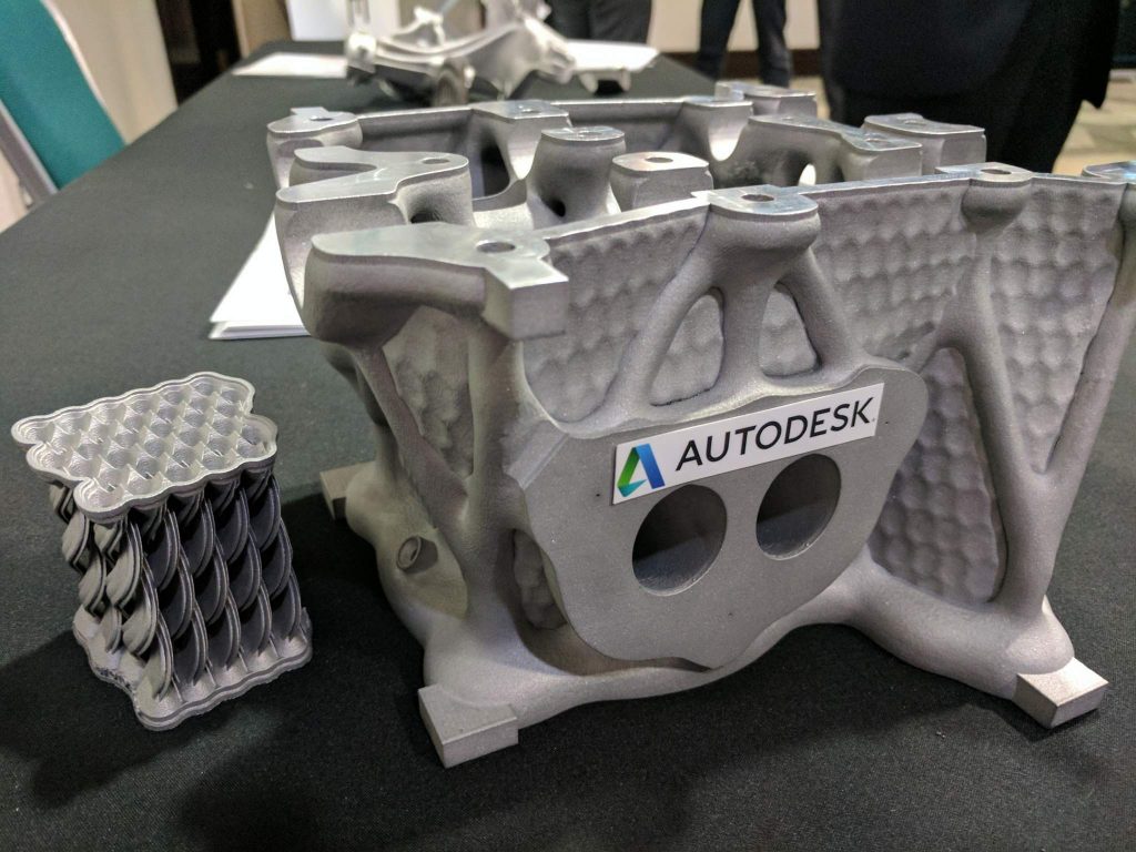 Autodesk software used to create 3D printed metal components. Photo by Michael Petch.