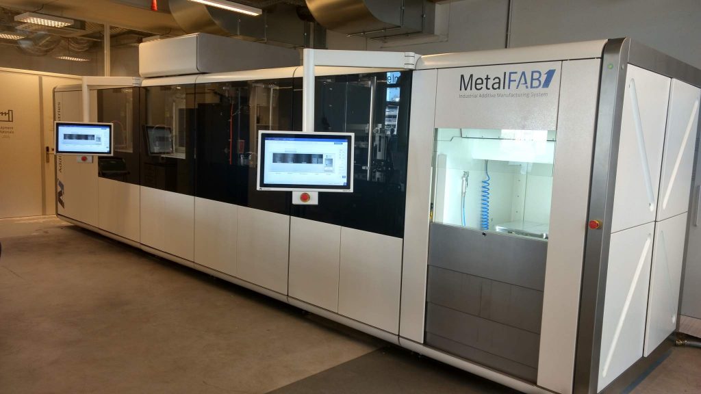 The MetalFAB1 machine at Additive Industries HQ. Photo by Corey Clarke. 