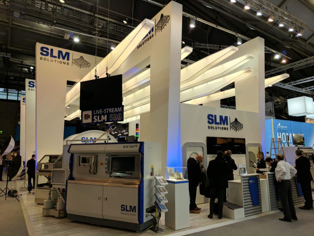 SLM Solutions at Formnext 2016. Photo by Michael Petch.