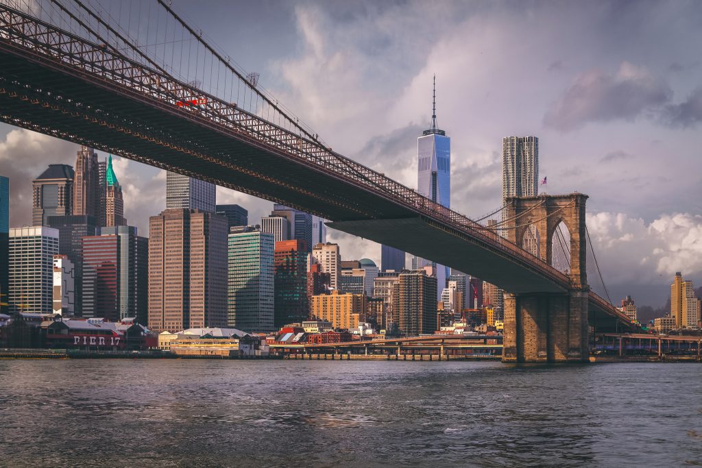 New York reigns supreme. The Brooklyn Bridge leading to New York City. Photo by Andrés Nieto Porras, anieto2k on flickr
