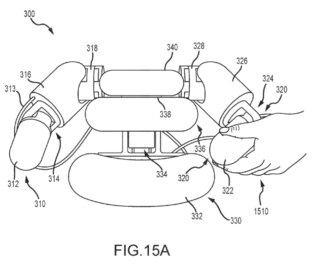 Patent diagram filed by Disney for a soft-robotic mascot. Image via Amane; Katsu; et al.