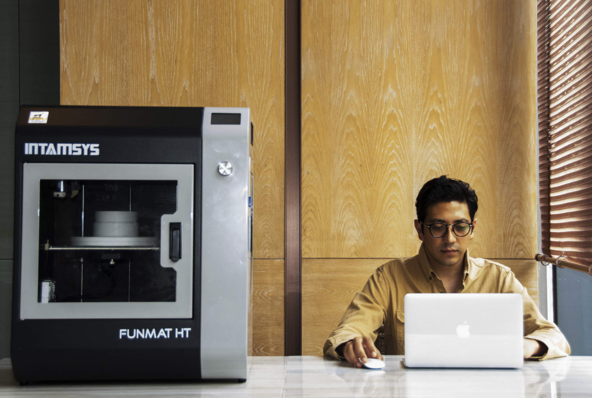 The INTAMSYS FUNMAT HT 3D printer. Photo via INTAMSYS