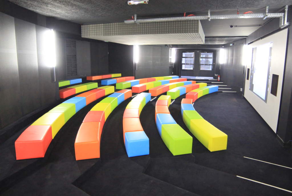 Inside Ecole 42, the venue for June 2017's #3DTalk Paris. Photo via Nora Toure