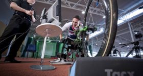 Paralympic athletes testing the WATT system. Image via onEdition.