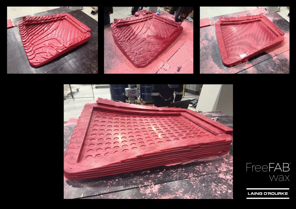 FreeFab wax mold 3D printing. Image via James Gardiner on LinkedIn