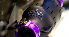 The Conflux Core Heat Exchanger design. Photo via Conflux.