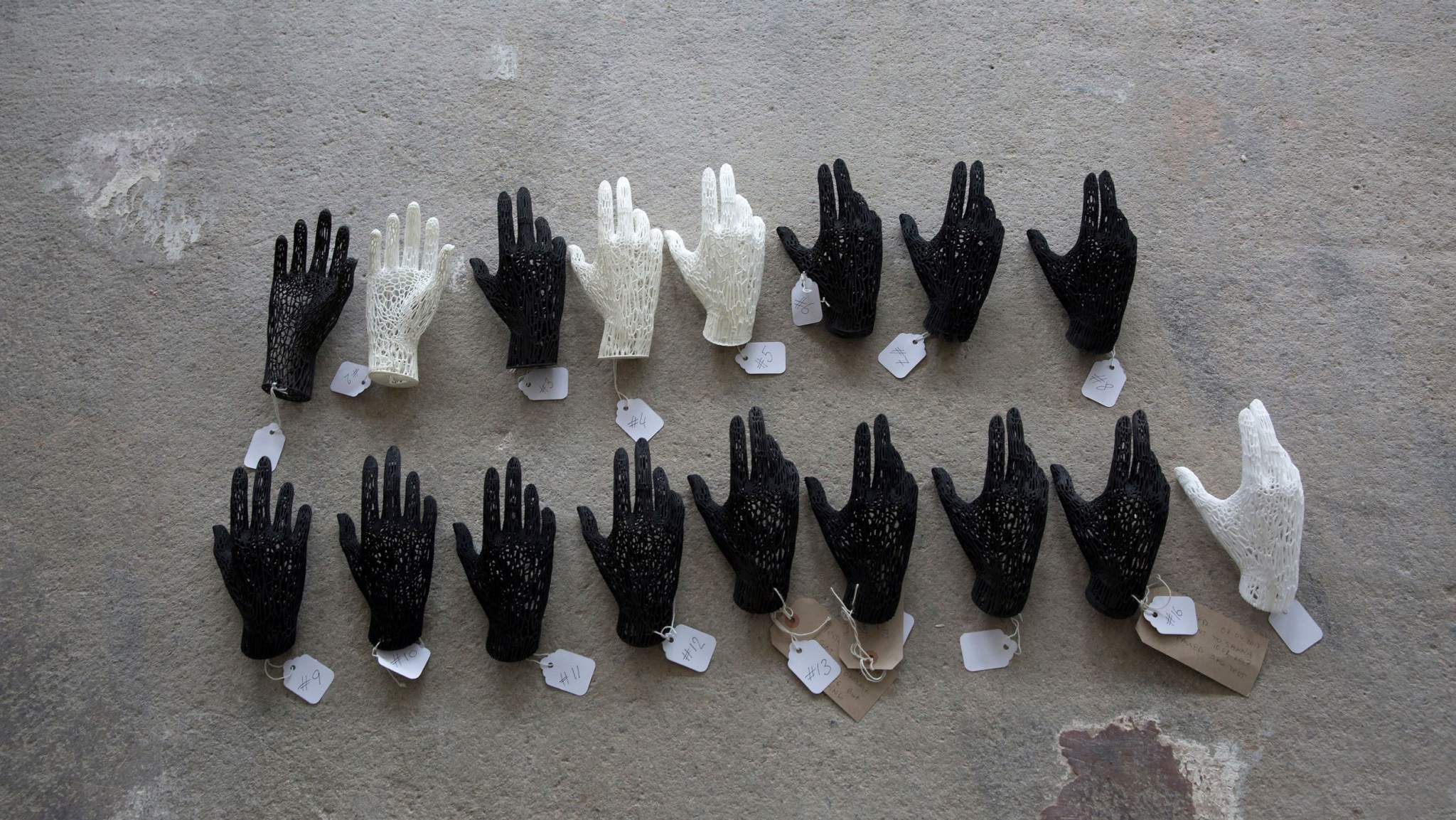 The 3D printed hands from the OMEDELBAR collection. Photo via IKEA Today.