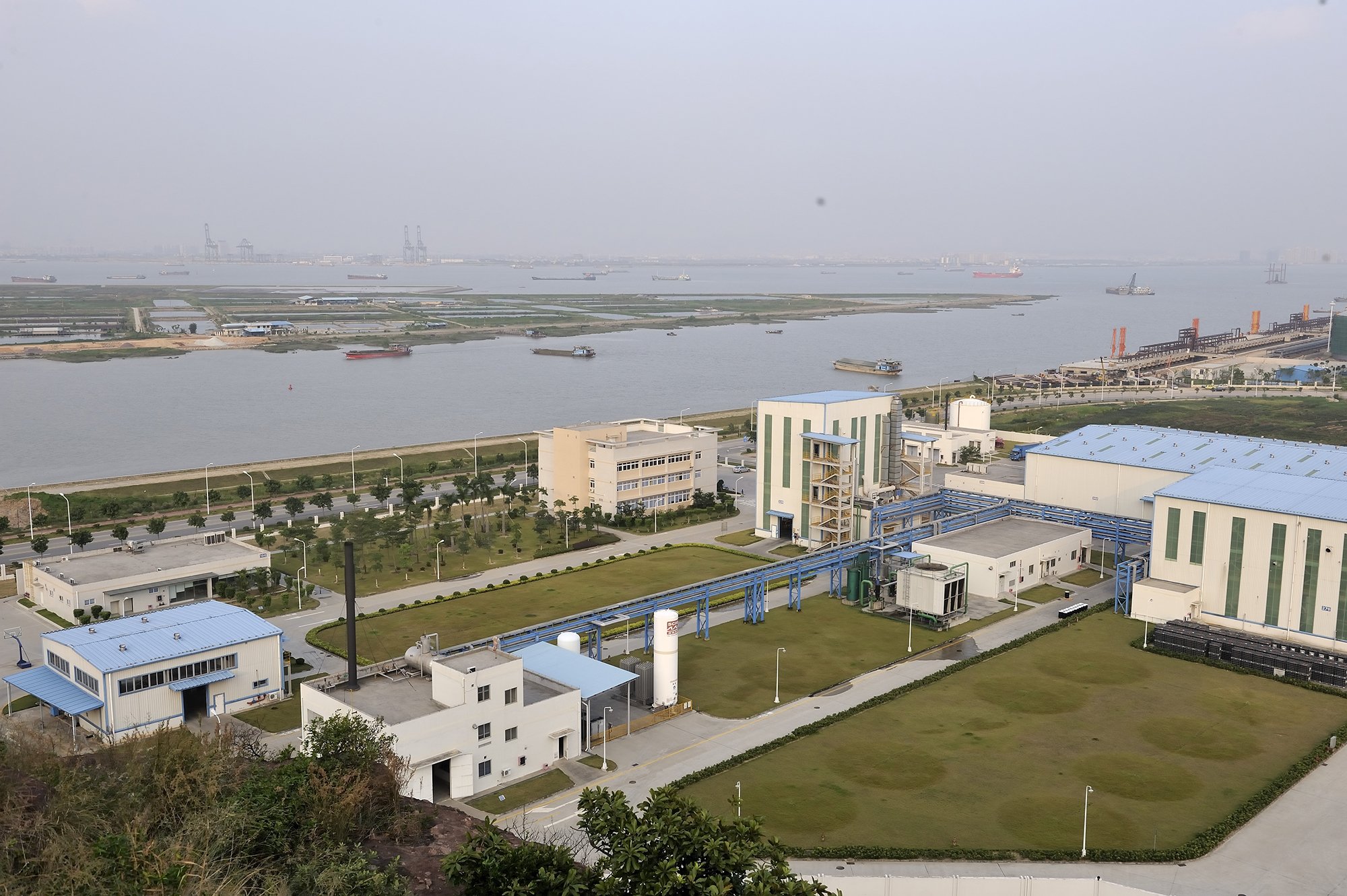 The factory in Nansha, China. Photo via Arkema.