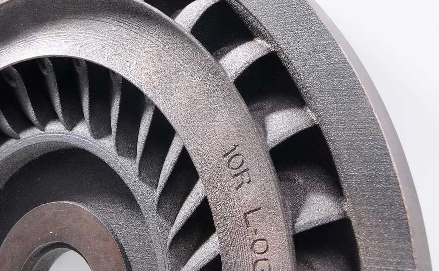 3D printed torque converter. Photo via ExOne