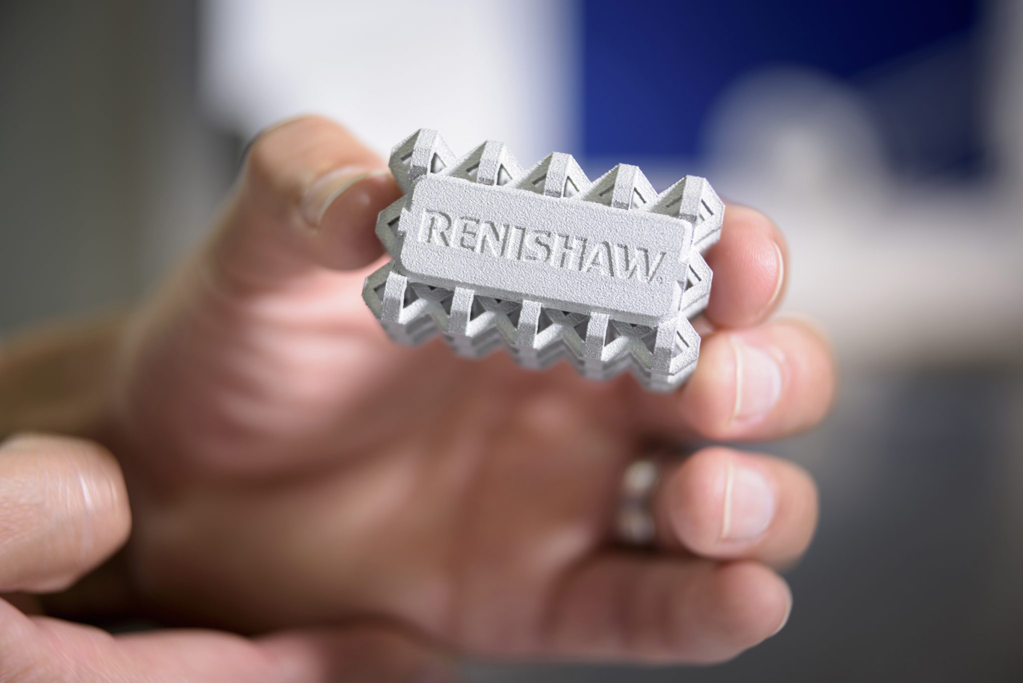 Renishaw metal 3D printed part. Courtesy of Aeromet (c) Monty Rakusen