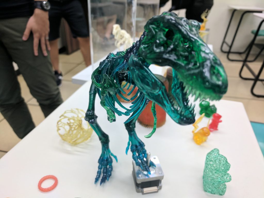 A 3D print from the T3D. Photo by Michael Petch