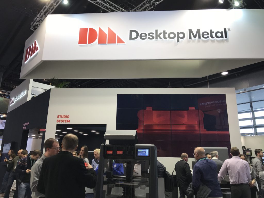 Desktop Metal at Formnext 2017. Photo by Beau Jackson for 3D Printing Industry