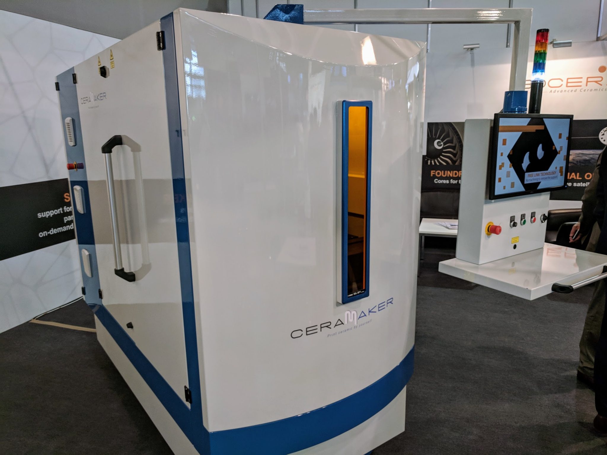 The Ceramaker 3D printer from 3DCeram. Photo by Michael Petch.