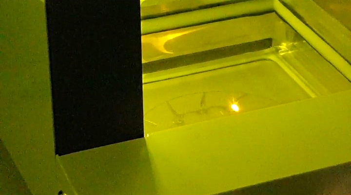 A bladed turbine disk 3D printed on the ADIRA AddCreator.