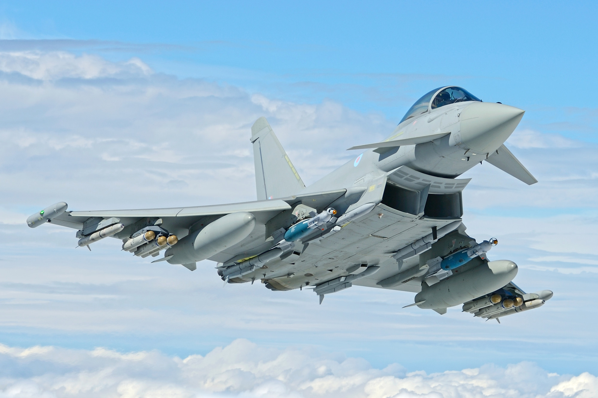 A Eurofighter Typhoon aircraft. Photo via BAE Systems