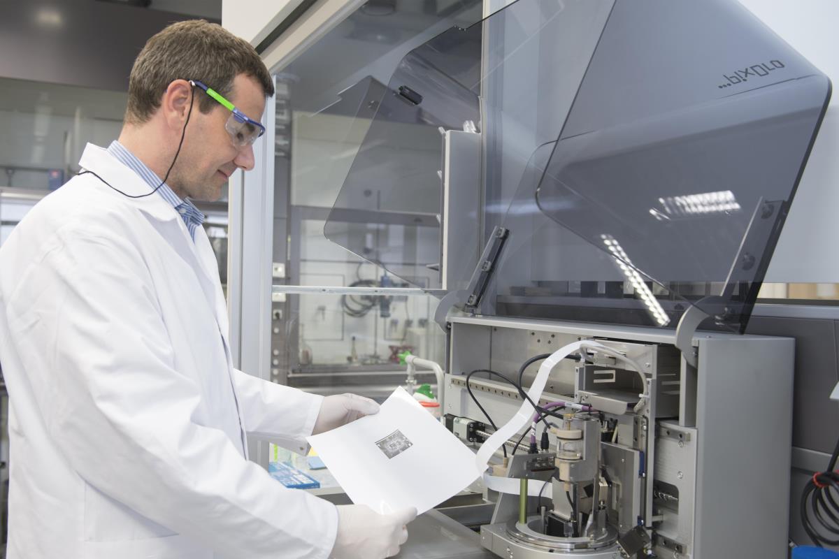 Clariant's existing R&D capabilities include industrial inkjet printing. Photo via Clariant.