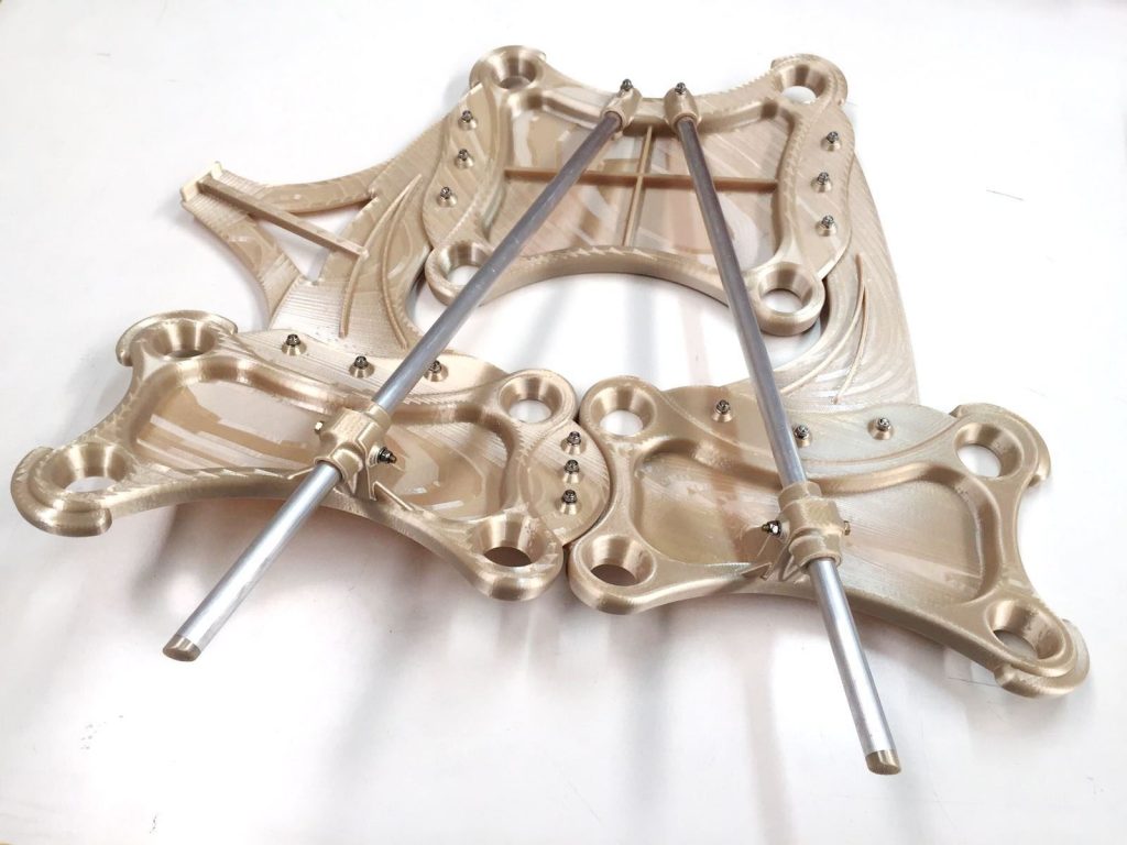 Indaero's 3D printed ULTEM tooling for an Airbus helicopter. Image via Stratasys