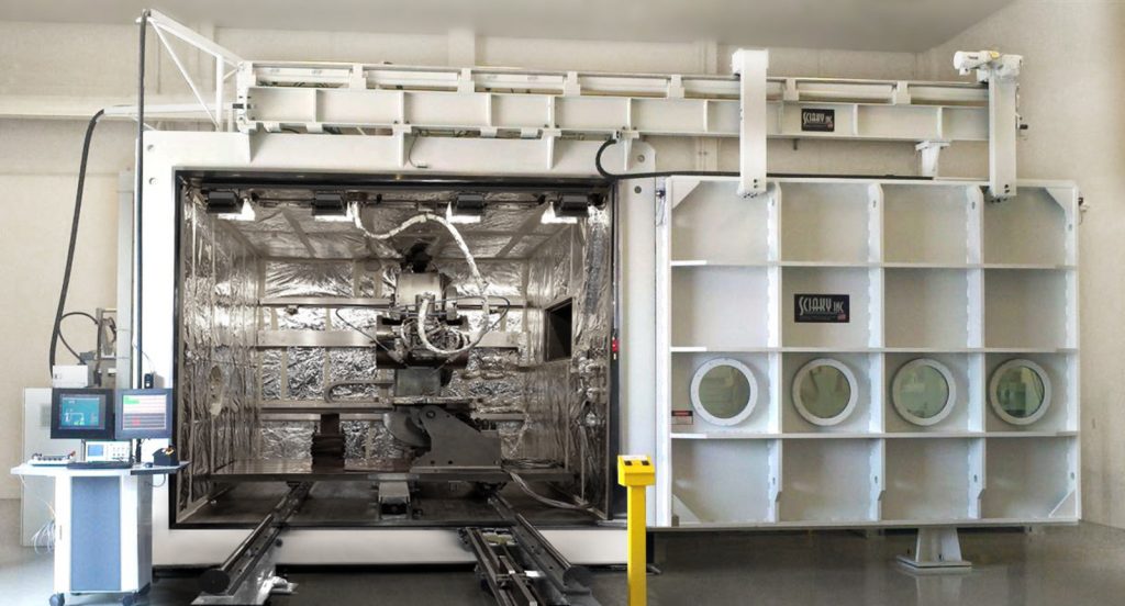 Sciaky's EBAM 150 Metal 3D Printing System. Photo via PRNewsfoto/Sciaky, Inc.