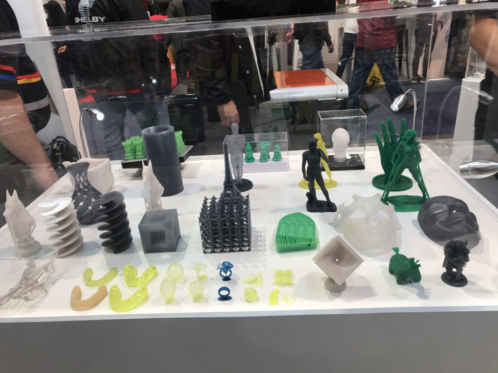 Uniz 3D printing at CES.