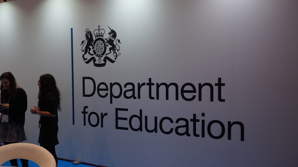 The Department for Education at BETT 2018. Photo by Rushabh Haria.