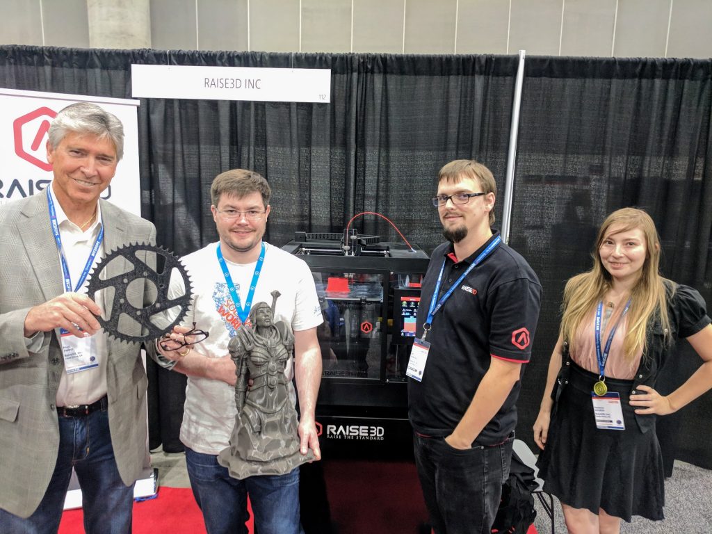 Raise3D at SOLIDWORKS World 2018. Photo by Michael Petch.