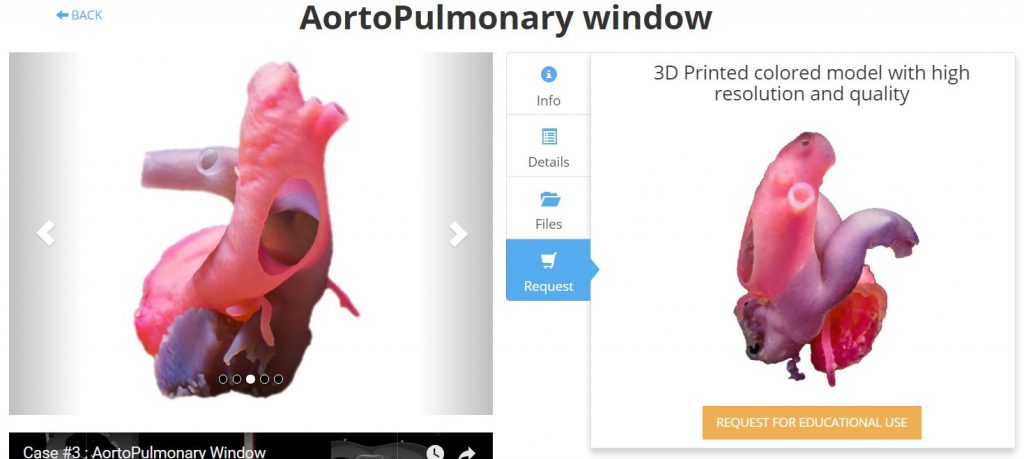 Requesting a quote for a 3D printed heart model. Image via 3D Life.