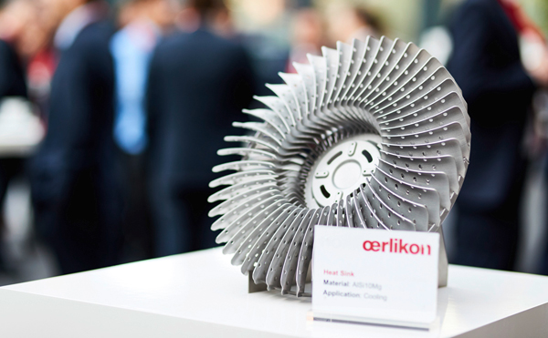 Metal 3D printed parts. Photo via Oerlikon