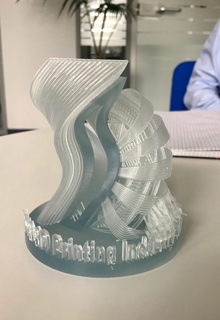 Protolabs are 3D printing the 2018 Awards. Photo via Protolabs.